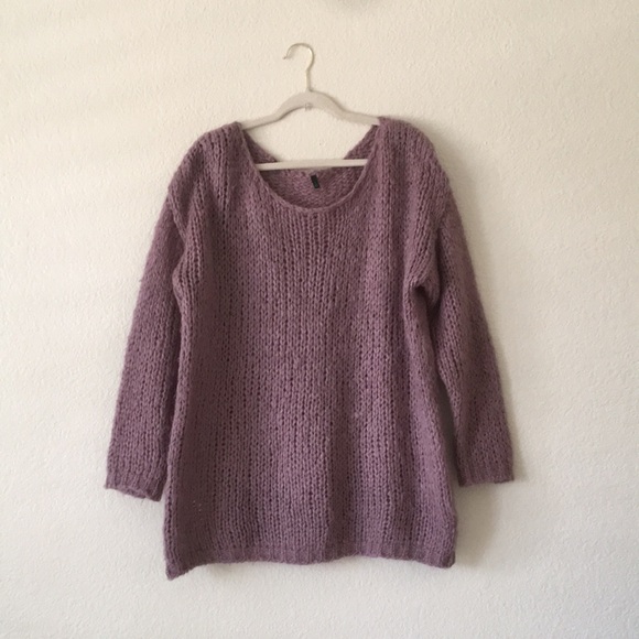 stile benetton Sweaters - Stile Benetton Sweater Loose Knit Oversized Artsy